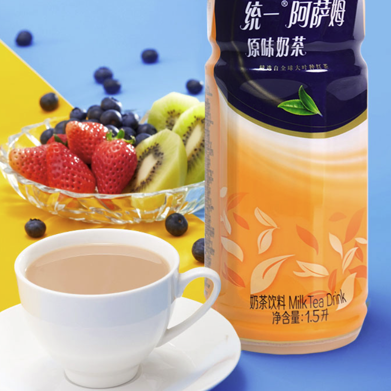 88VIP：统一 阿萨姆原味奶茶300ml*6瓶/组饮料迷你便携装 14.9元