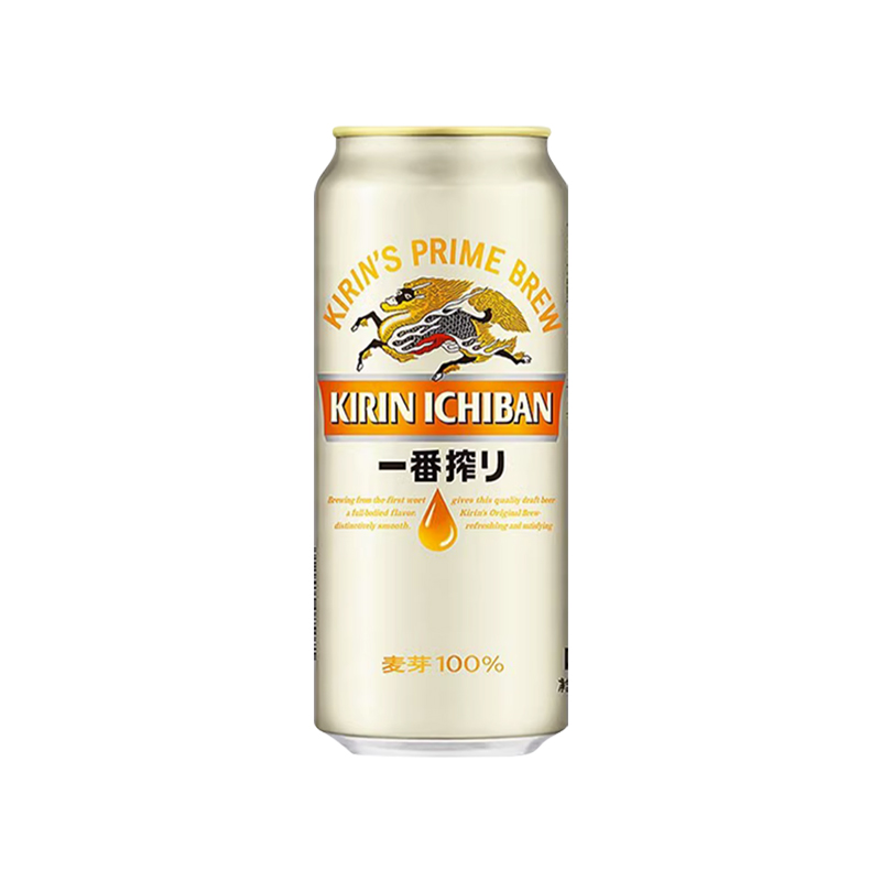 KIRIN 麒麟 国产麒麟一番榨 啤酒 500ml*12 68元（需用券）