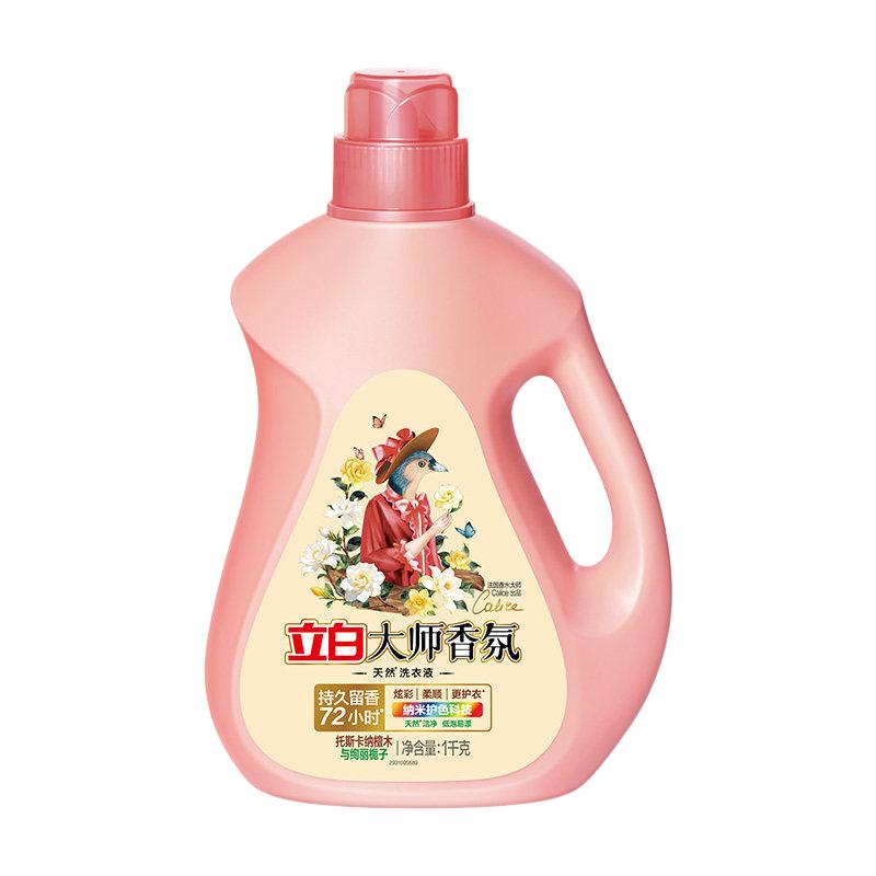 88VIP：立白 大师香氛洗衣液 12斤 1kg*3瓶+500g*6袋 檀木栀子香 101.56元（需用券