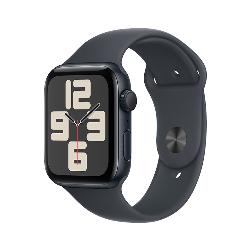 限地区、plus:Apple Watch SE 2024款智能手表44毫米午夜色 运动型表带 GPS款 1394.65