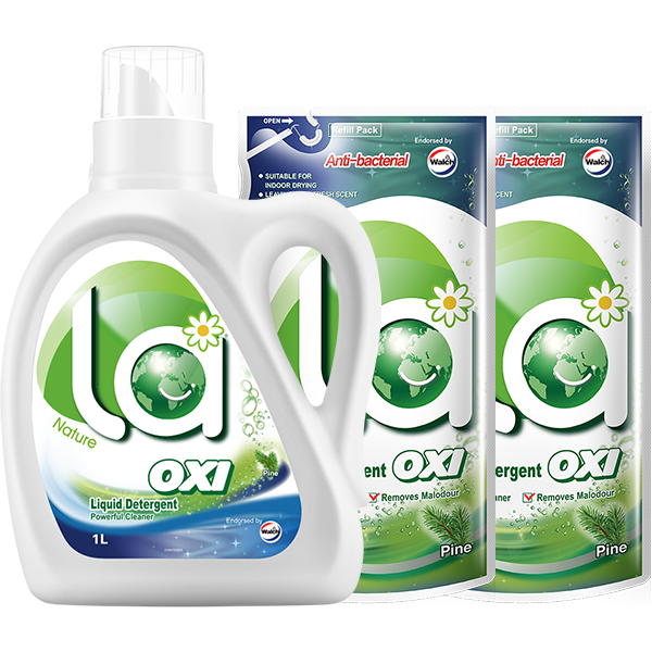 威露士 la有氧洗衣液 松木香 1L+500ml*2 除菌除螨 15.91元