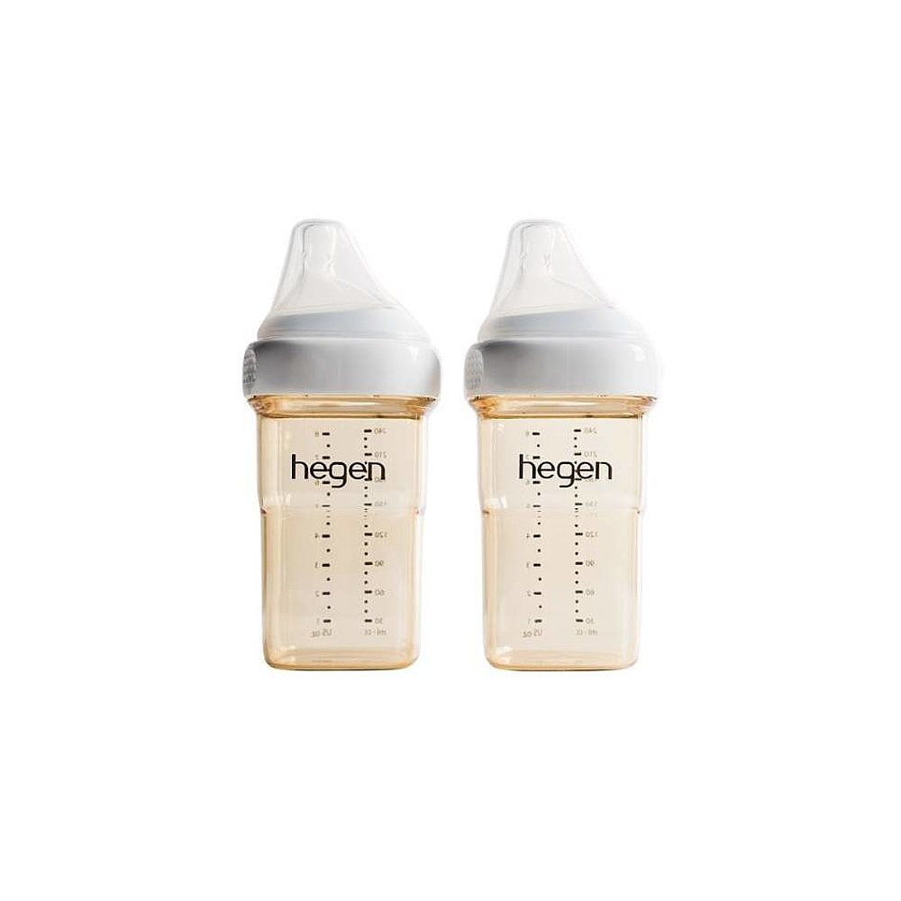 PLUS会员：hegen 新生儿PPSU奶瓶 240ml*2 294.7元（双重优惠）