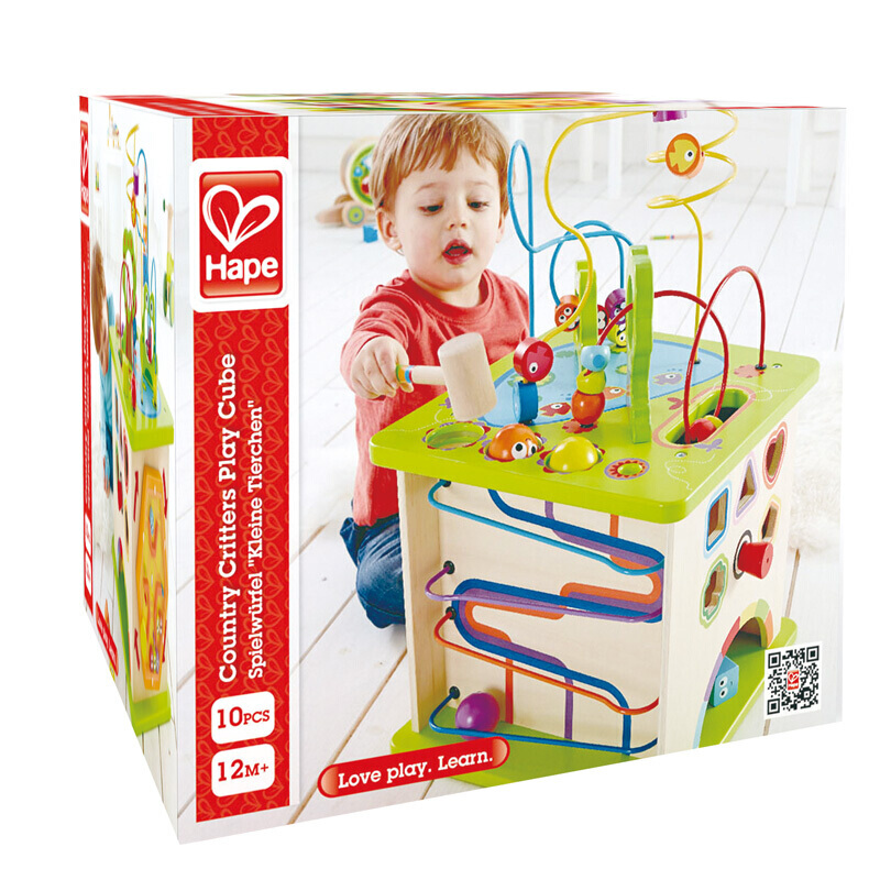 儿童节好礼、PLUS会员：Hape E1810 开心农场游戏盒（赠狮子收纳盒） 466.8元（