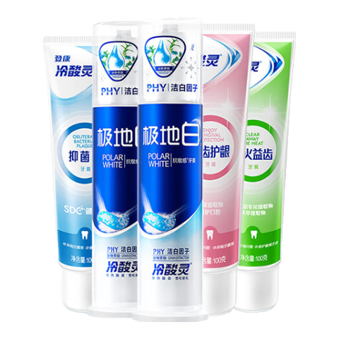 冷酸灵 按压抗敏感牙膏 抗敏护龈 500g*1套 28.8元（需用券）
