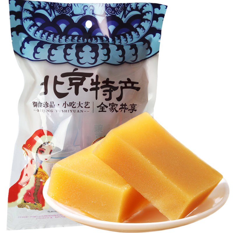 yushiyuan 御食园 豌豆黄老北京特产传统小吃 独立小包 400g*袋（拍两袋） 12.85