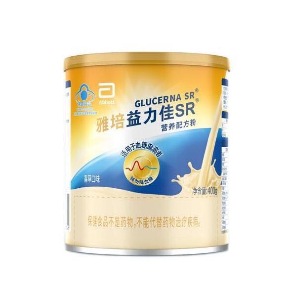 Abbott 雅培 益力佳SR营养配方粉 辅助降血糖 均衡营养 低GI 400g*6香草味 848元