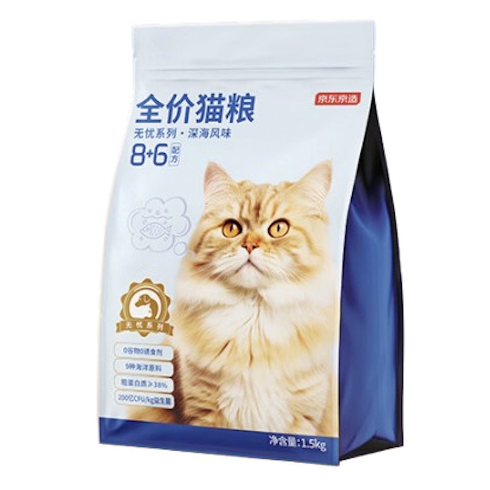 京东京造 无忧系列 8+6深海风味全阶段猫咪干粮 1.5kg 35.44元（需买5件，需用