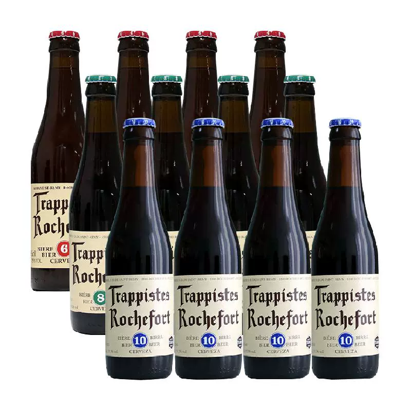 Trappistes Rochefort 罗斯福 修道士啤酒 6号8号10号各4瓶 330mlx12瓶精酿 ￥135.8