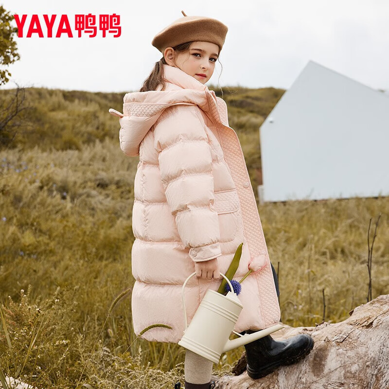 YAYA 女童羽绒服中长款儿童加厚冬季中大童装 149元（需用券）