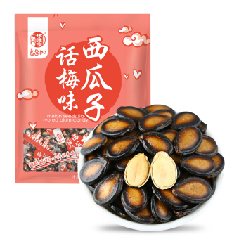 移动端：华味亨 话梅味西瓜子 500g 独立小包装 19.9元