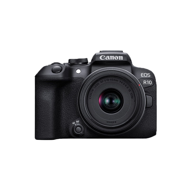 618预售、PLUS会员：Canon 佳能 EOS R10 轻量高性能数码微单相机 18-45标准变焦镜
