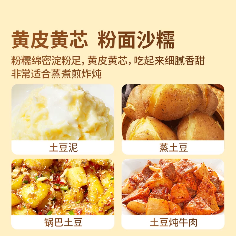 东方甄选 甘肃定西沙面土豆洋芋马铃薯当季新鲜蔬菜色生鲜烧烤食材 17.6元 - 线报酷