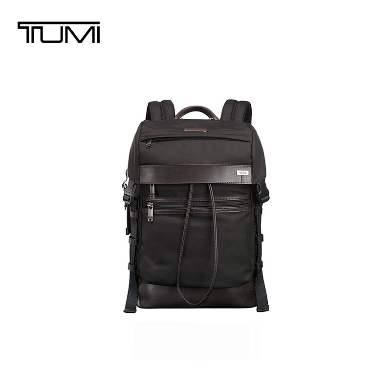 TUMI 途明 FREMONT 男士双肩包 大容量抽绳翻盖电脑包 1465元（需用券）