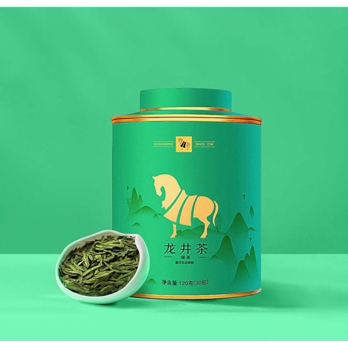 PLUS会员:八马茶业 一级 浙江钱塘龙井 绿茶 罐装120g+赠同款1件 166.02元（合83.01元/件）包邮（含赠折83.01元/罐）