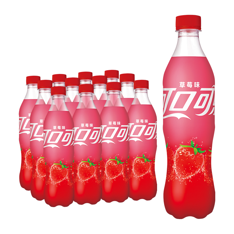 88VIP：Coca-Cola 可口可乐 草莓味碳酸饮料汽水500ml 37.9元（需用券）