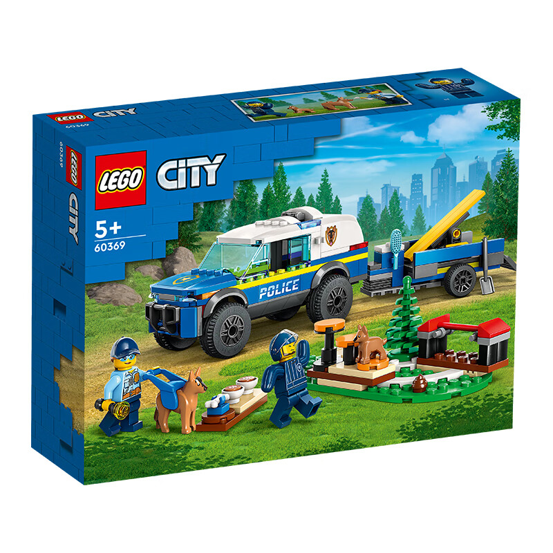 LEGO 乐高 City城市系列 60369 移动式警犬训练场 114元（需用券）