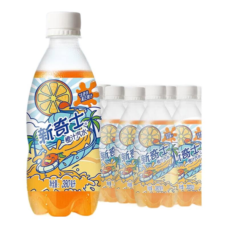 Sunkist 新奇士 橙汁汽水 380ml*15瓶 整箱装 32.57元/件 包邮（需买3件，共97.71元