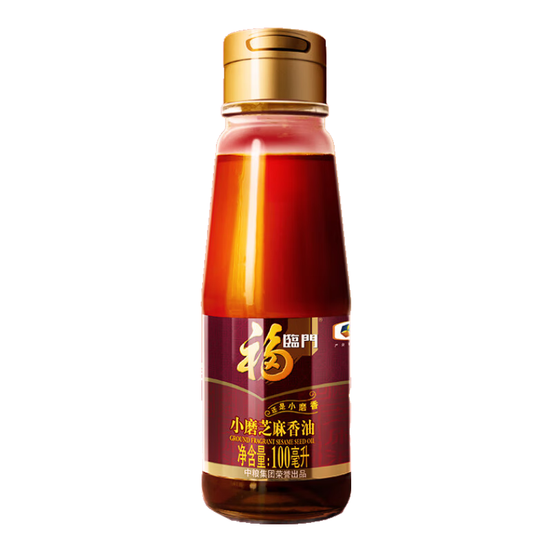 微信小程序：福临门 食用油 一级小磨香油 100ml 纯芝麻油 6.9元包邮（需用券