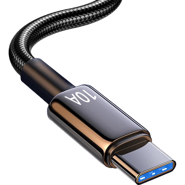 Type-C手机数据线10A快充适用华为荣耀小米魅族VIVOPPO车载平板通用闪充电线 