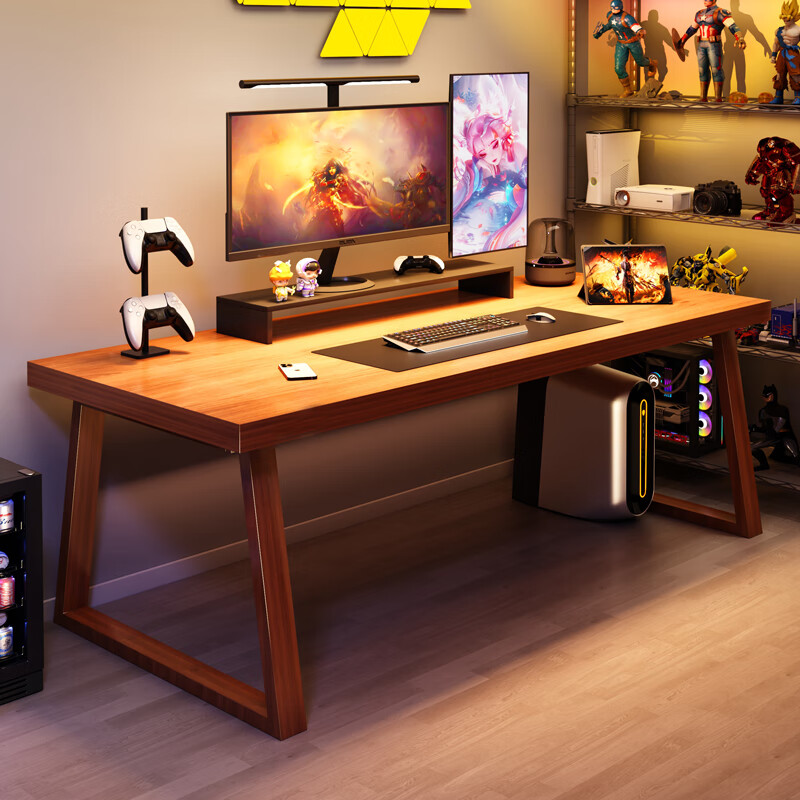 慕加 电脑桌台式家用电竞游戏桌办公书桌简约书房写字桌子 208元