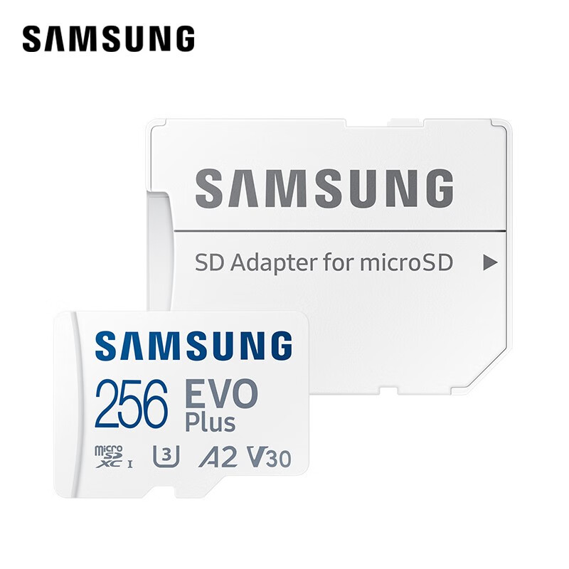 SAMSUNG 三星 TF卡256G存储卡手机电脑平板摄像头记录仪运动相机U3无人机4K switc