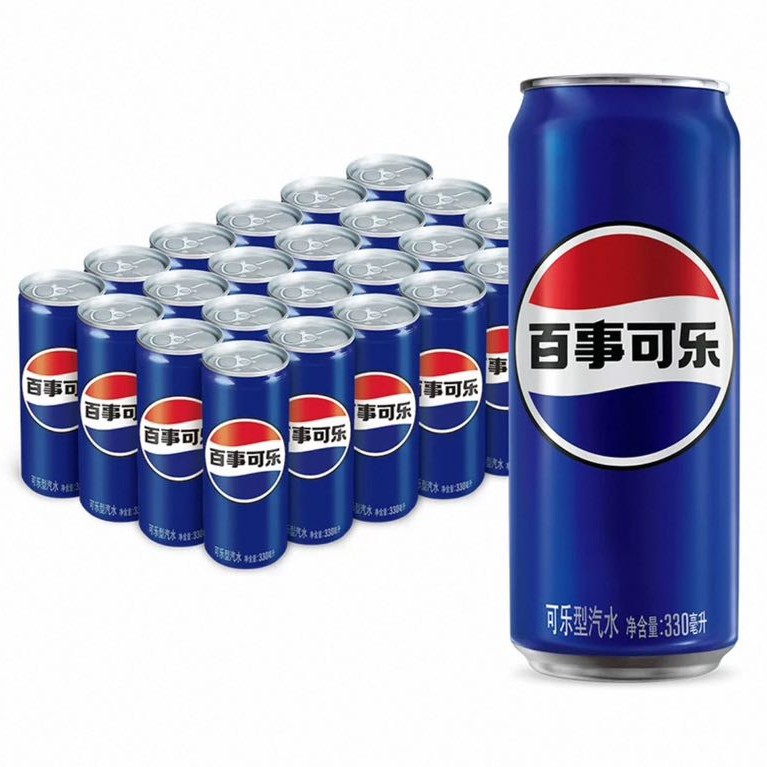 百事 可乐碳酸饮料细长罐整箱（包装随机）330ml×24 24.21元（需买2件，需用