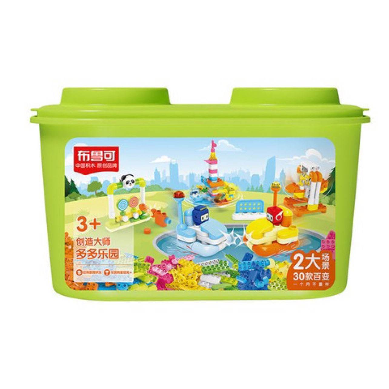 BLOKS 布鲁可积木 创造大师积木桶系列 多多乐园 178颗粒 89元