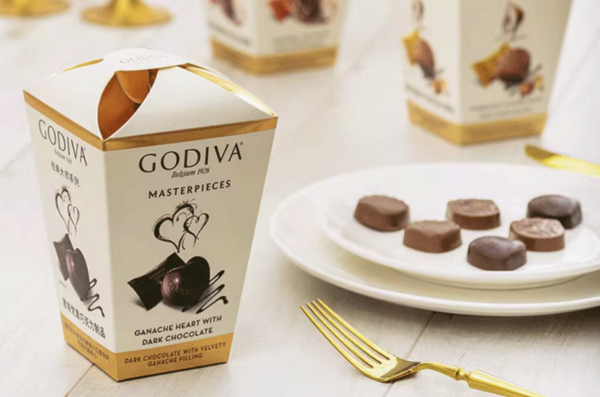 GODIVA 歌帝梵 经典大师系列 黑巧克力制品 117g 礼盒装