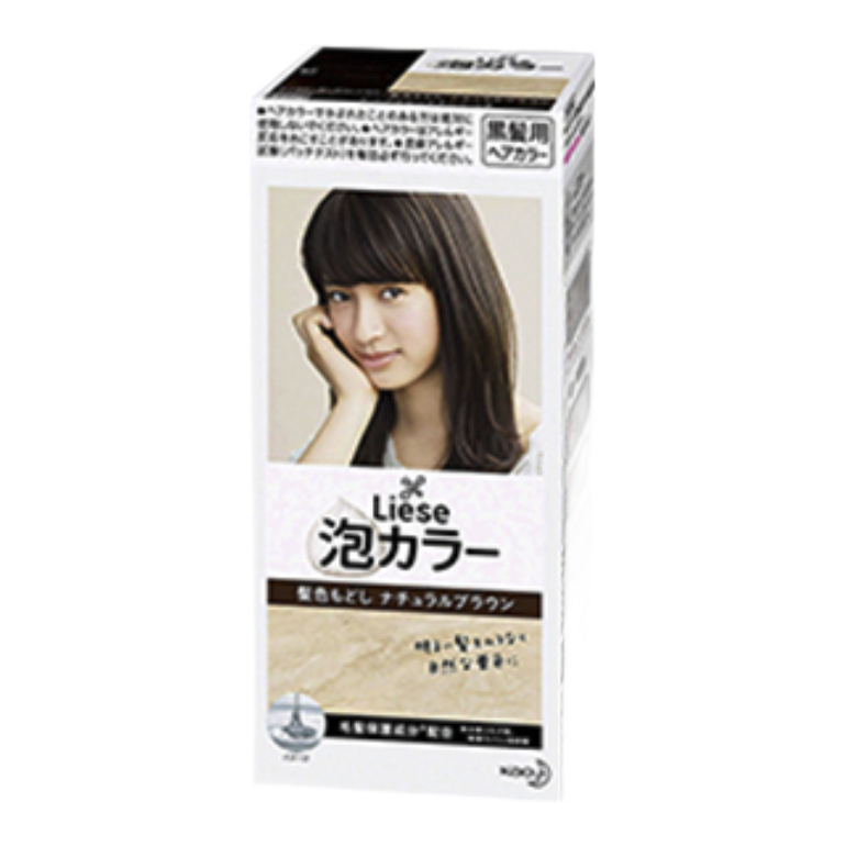 花王 liese prettia系列 泡沫染发剂 #自然棕 2盒 89.93元