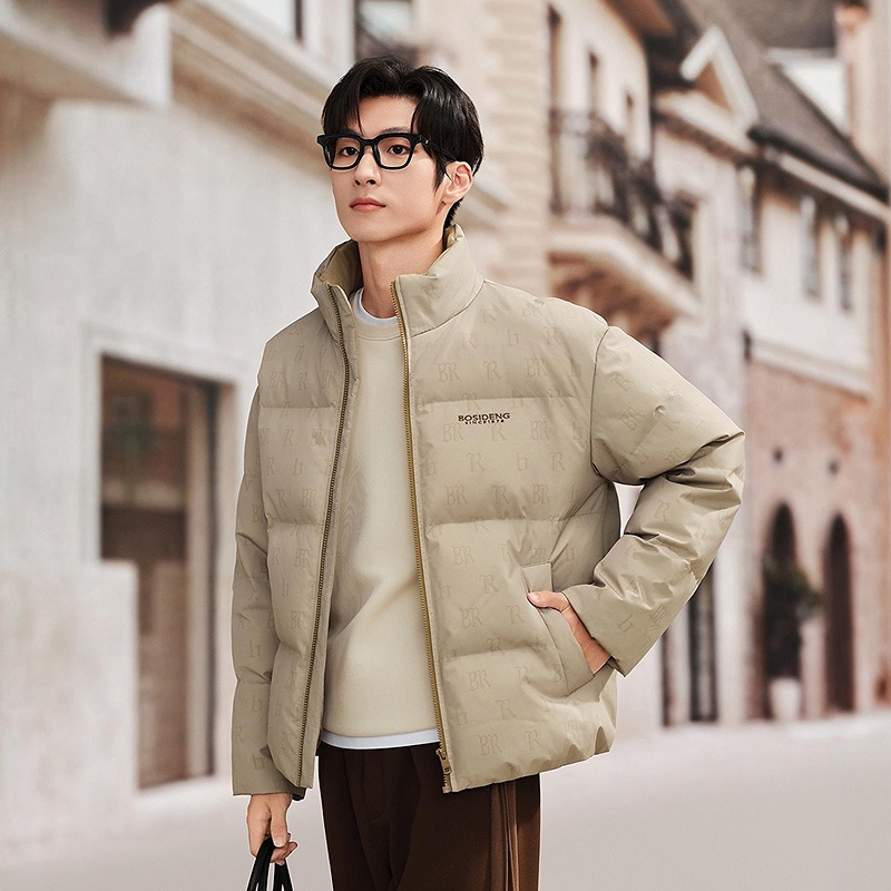 BOSIDENG 波司登 男短款立领保暖羽绒服面包服 596.3元（需用券）