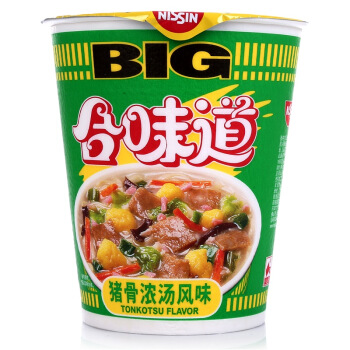 日清食品 合味道 BIG杯 猪骨浓汤风味方便面110g（任选6件） 4.57元（需买6件