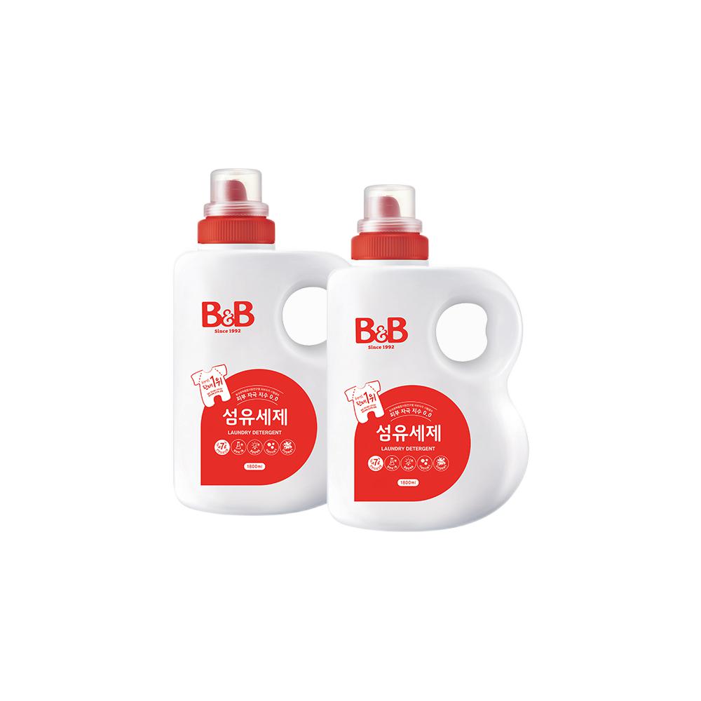 88VIP：B&B 保宁 宝宝洗衣液 2瓶装 59元（需用券，需凑单）