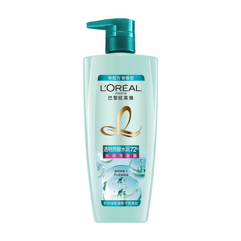 L'OREAL PARIS 透明质酸水润洗发露 500ml 35.9元