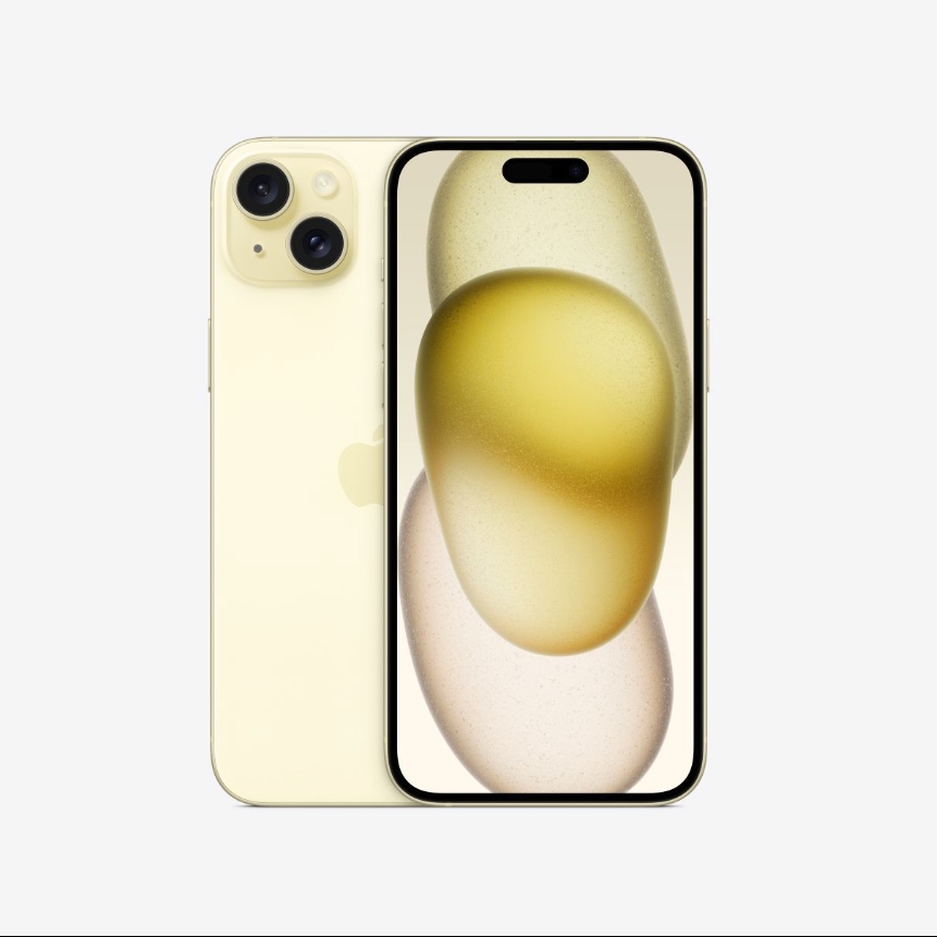Apple 苹果 iPhone 15 Plus 5G手机 256GB 黄色 6499元