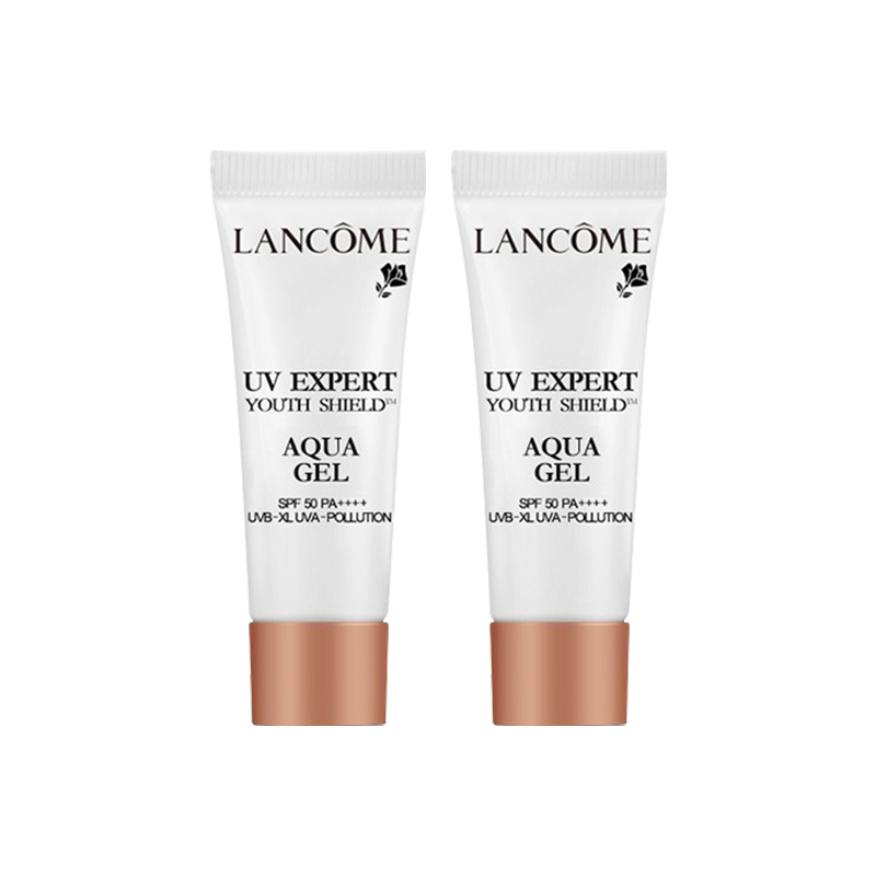 88VIP：LANCOME 兰蔻 轻透水漾防晒乳小白管防晒10ml*2spf50 94.05元