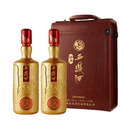 移动端、京东百亿补贴：西凤酒 唯炫 52%vol 凤香型白酒 1000ml*2瓶 礼盒装 391