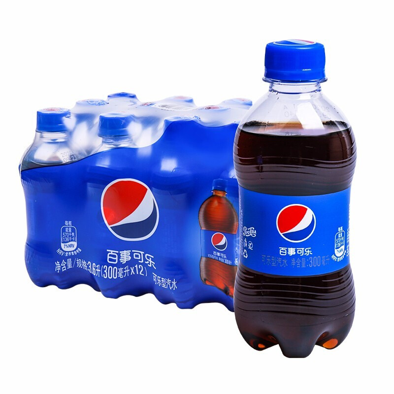 pepsi 百事 可乐 碳酸饮料 300ml*6瓶 6.5元