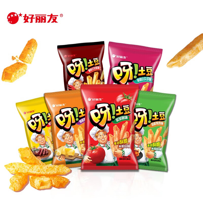 Orion 好丽友 呀土豆 蜂蜜黄油味70g*1 3.86元（需买5件，需用券）