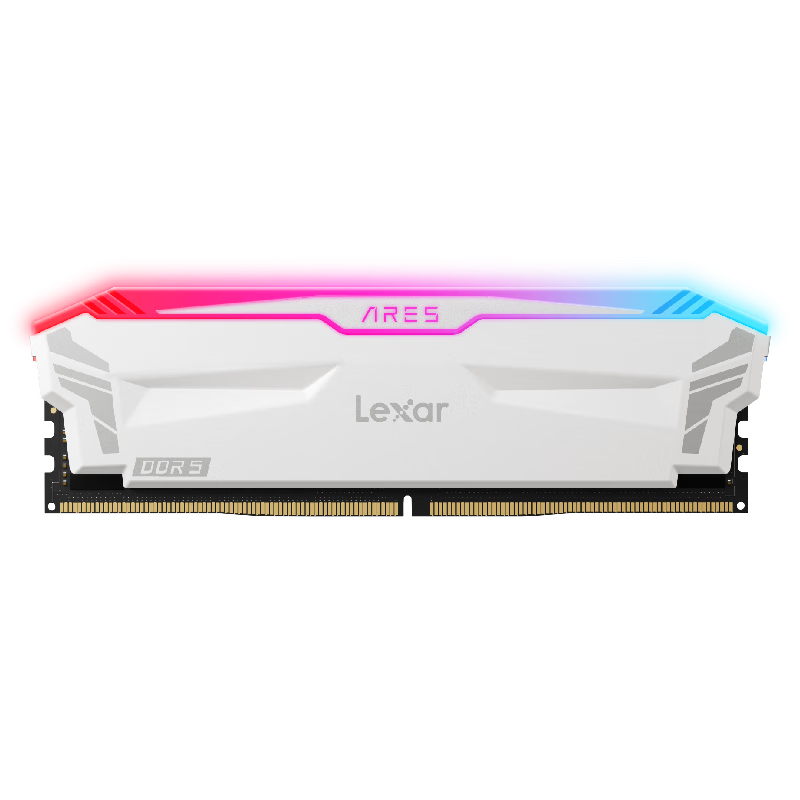 plus会员：雷克沙（Lexar）DDR5 6400 32GB(16GB×2)套条 电竞RGB灯内存条 海力士A-die