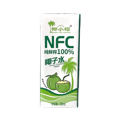 再补券：椰小帽 100﹪NFC椰子水 250ml*10瓶 19.9元包邮