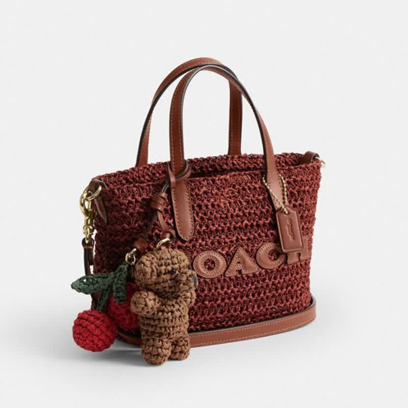 COACH CITY手提单肩斜挎包 红棕色 CEU30 1288元