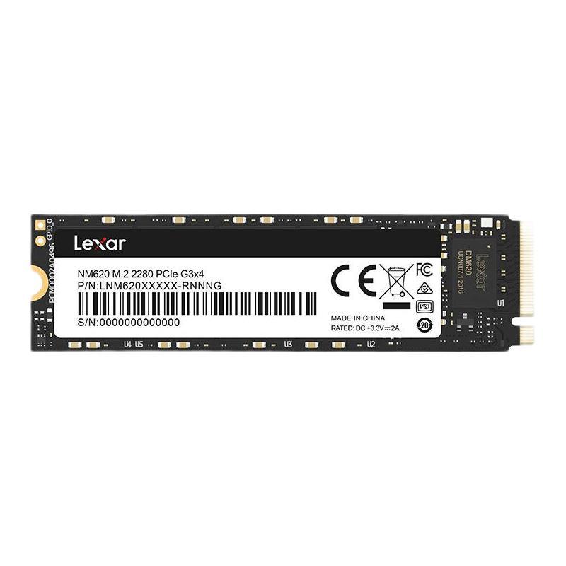 Lexar 雷克沙 NM620 256GB SSD固态硬盘 M.2接口（NVMe协议）PCIe 3.0x4 读速3500MB/s 足