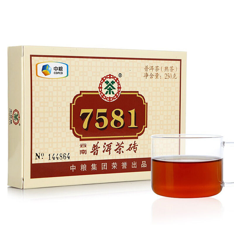 中茶 7581 2021年 云南普洱熟茶砖 250g 81元