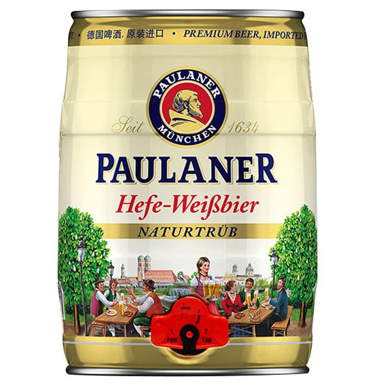 PAULANER 保拉纳 酵母型 小麦啤酒 5L 87.38元（需用券）