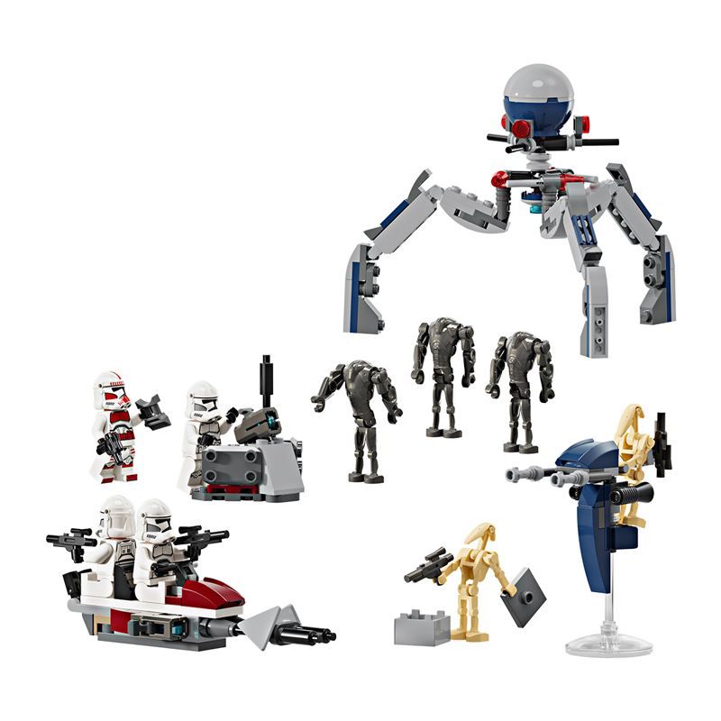 百亿补贴：LEGO 乐高 75372克隆人士兵与战斗机器人战斗套装 儿童益智积木玩具 154元