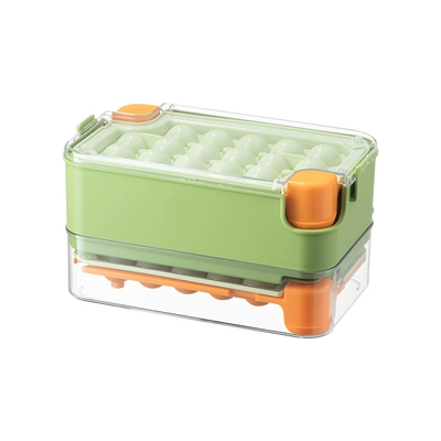 需首单：CookerBene 食品级硅胶冰块模具 单层带盒 9.95元包邮+95个淘金币（需