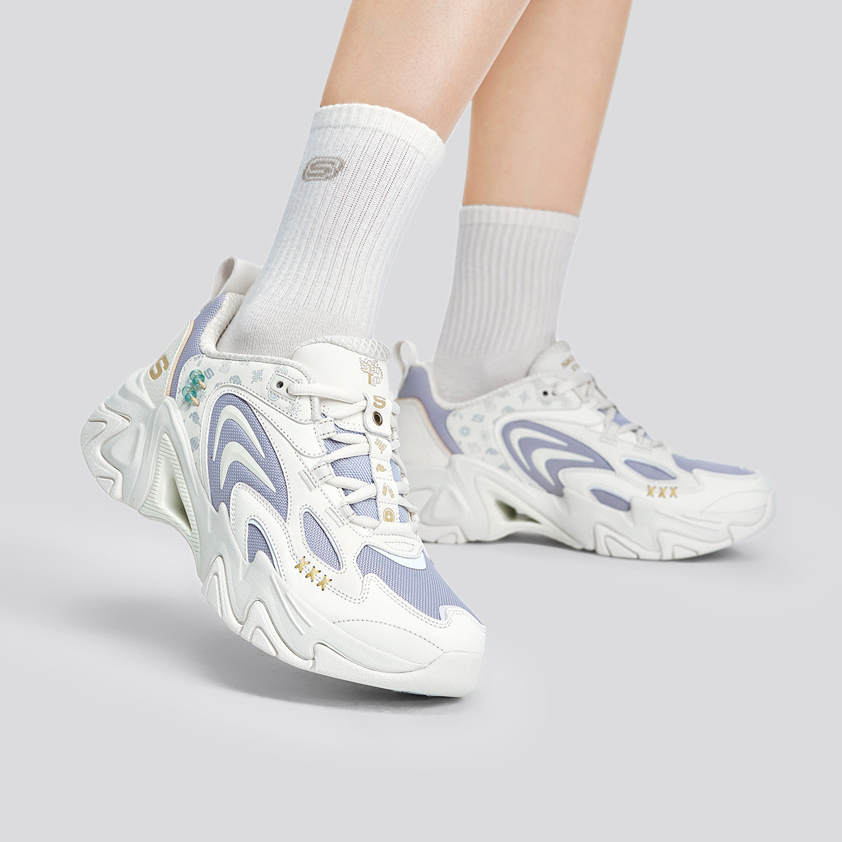 SKECHERS 斯凯奇 女式复古慢跑鞋 800022 ￥264