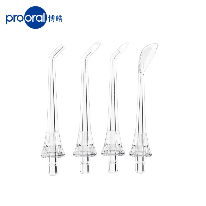 prooral 博皓 冲牙器透明喷嘴 4支装 适用于冲牙器F22/F23/F18/5025/F27 31元