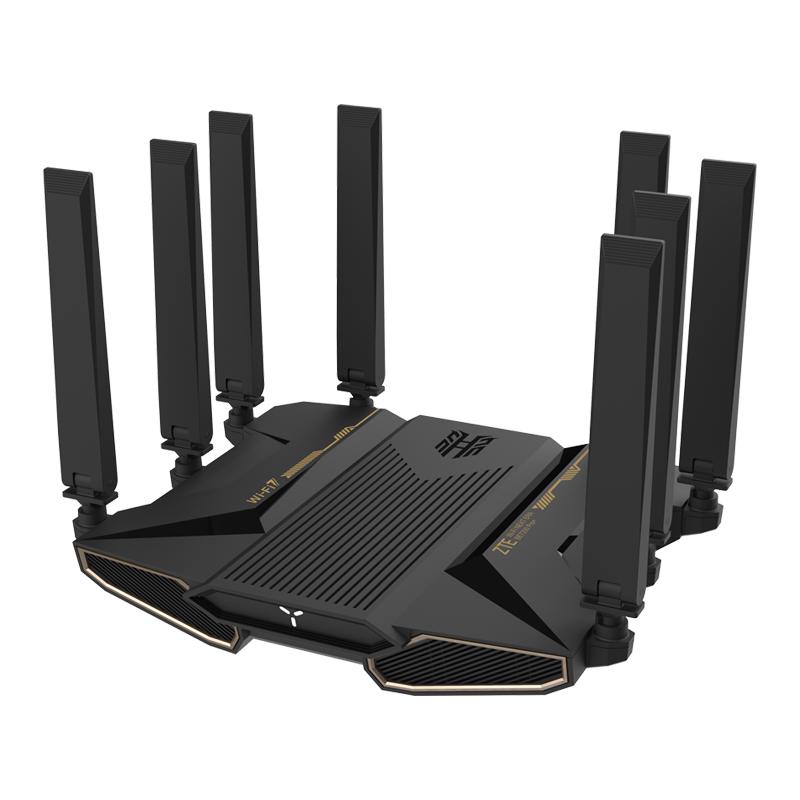 中兴 问天BE7200Pro+ 双频7200M 家用千兆Mesh无线路由器 WiFi 7 黑色 431.1元（需用