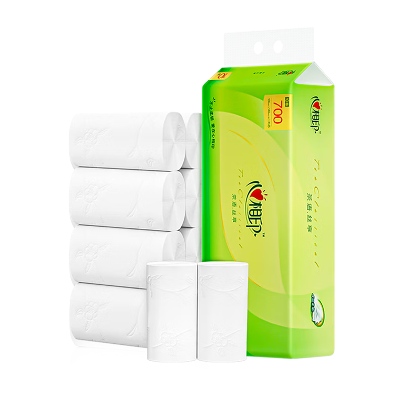 心相印 无芯卷纸 4层70g10卷 3.9元（需用券）